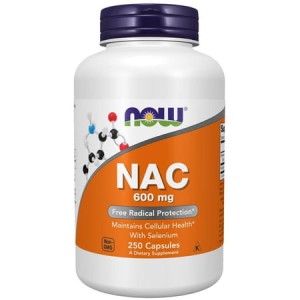 Now Foods NAC 600 mg + selen 250 veg kapsułek
