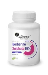 ALINESS Berberine Siarczan 98% 400 mg x 60 vege caps berberyna