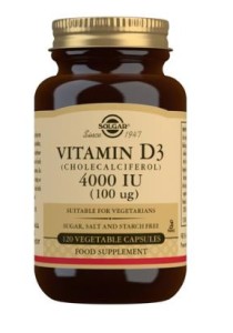 Solgar Witamina D3 4000 IU (100 µg)  120kaps