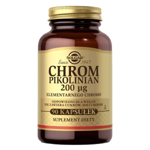 Solgar Chrom pikolinian 200 mcg - 90 kaps