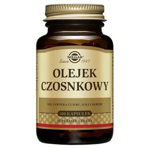 Solgar Olej Czosnkowy 1 mg - 100 kaps 