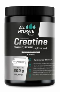 Aliness AllHydrate, Creatine (Creapure®) 600g, 176porcji Kreatyna