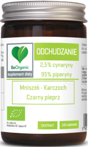    Aliness Odchudzanie BIO 400 mg x 100 tabletek Mniszek Karczoch Czarny pieprz