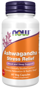 NOW Foods Ashwagandha Stress Relief Veg Caps