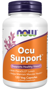 NOW Ocu Support Veg Caps Luteina Zeaksantyna Borówka