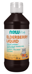 NOW Foods Elderberry Liquid for Kids Czarny bez w płynie dla dzieci