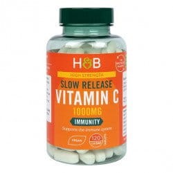  Holland & Barrett Witamina C 1000 mg 120 tabletek  o wysokiej sile i powolnym uwalnianiu 