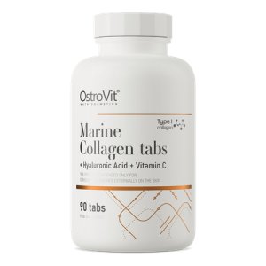 OstroVit Kolagen Morski + Kwas Hialuronowy + Witamina C 90 tab