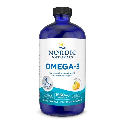Nordic Naturals Omega-3 - 473 ml - 1560 mg smak cytrynowy
