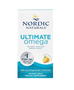 Nordic Naturals Ultimate Omega smak cytrynowy - 60 kap