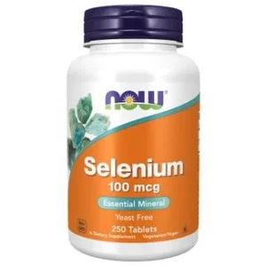 Now Foods Selenium, selen 100 µg, 250 tabletek