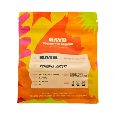 HAYB - kawa ziarnista Ethiopia Gotiti Natural Filter 250 g