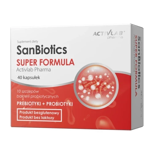 SanBiotics SUPER FORMULA Activlab Pharma lactis breve rhamnosus plantarum