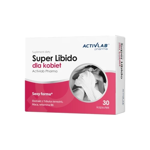 Activlab Super Libido dla kobiet Maca Kozieradka Buzdyganek Ashwagandha