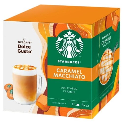 Kapsułki Nescafé Dolce Gusto STARBUCKS® Caramel Macchiato 12 sztuk