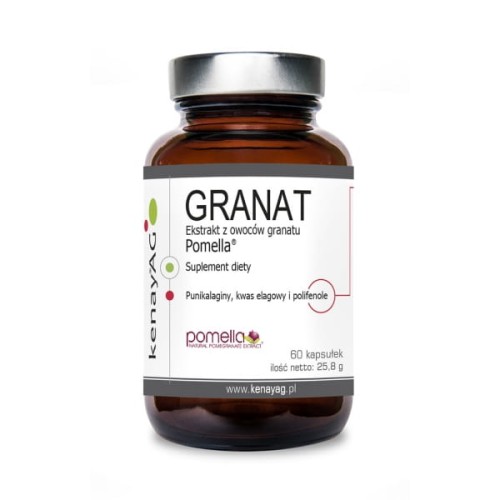 Kenay GRANAT ekstrakty z owoców granatu POMELLA® (60 kap)