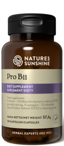 Natures Sunshine Pro B11 -11 szczepów bakterii probiotycznych