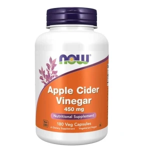 Now Foods Apple Cider Vinegar 450 mg 180 kapsułek ocet jabłkowy