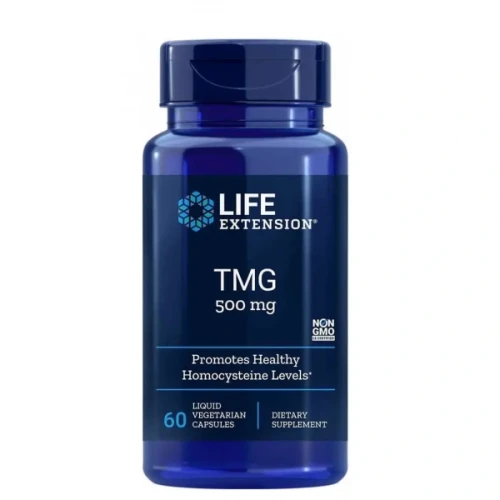 -50% Life Extension TMG 500mg (Wsparcie Odpowiedniego Poziomu Homocysteiny) - 60 kapsułe (1) wyprzedaż ważność do 30.04.2026