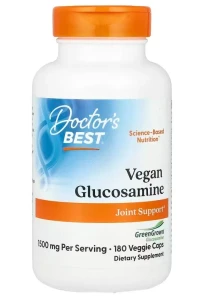 Doctor's Best Vegan Glucosamine Sulfate with GreenGrown Glukozamina, 750 mg, 180