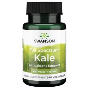 -50% Swanson FS Kale Jarmuż 400mg / 60 kaps wyprzedaż ważność do 30.04.2026