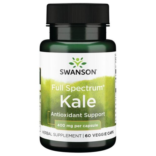 -50% Swanson FS Kale Jarmuż 400mg / 60 kaps wyprzedaż ważność do 30.04.2026