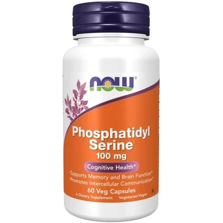 -20% Now Foods Fosfatydyloseryna 100 mg 60 kapsułek phosphatydylseryne (1) wyprzedaż ważność do 30.06.2026