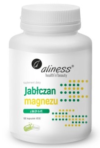 ALINESS Jabłczan magnezu 100 mg z B6 (P-5-P)