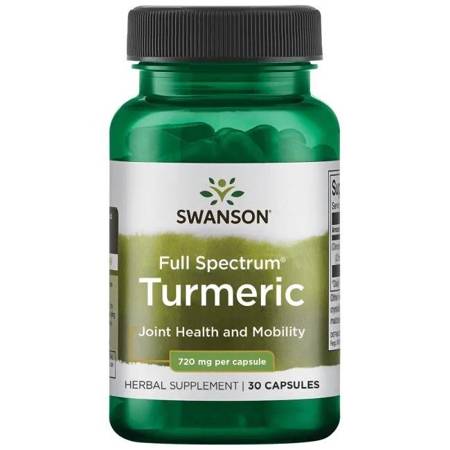 -60% Swanson TURMERIC 720 mg 30 kaps (1) ważność 30.04.2026 wyprzedaż
