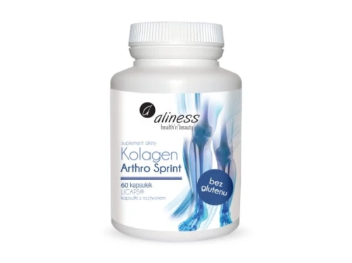 -50% ALINESS Kolagen Arthro Sprint Complex 60kaps (1) wyprzedaż , ważność 31.05.2026