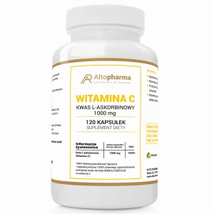 -50% Altopharma Witamina C 1000mg Kwas L-Askorbinowy 120 Kapsułek (1) wyprzedaż ważność 30.06.2026