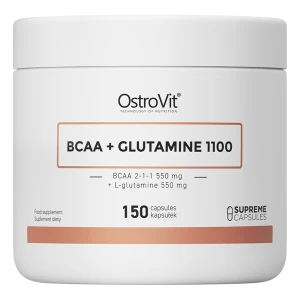 -75% OstroVit BCAA + Glutamina 1100 mg 150 kapsułek  (1) wyprzedaz waznosc do 01.06.2026