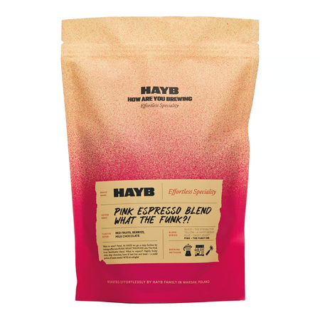 HAYB - kawa ziarnista Pink Espresso Blend Natural 1kg