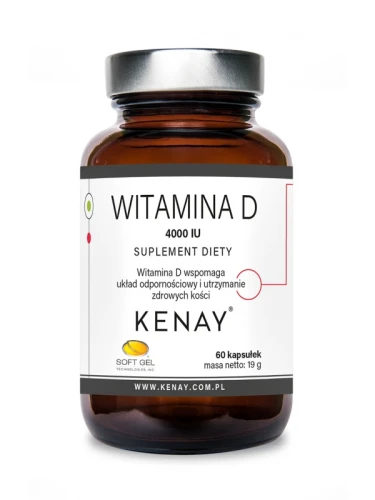 Kenay WITAMINA D3 4000 IU (60 kapsułek)