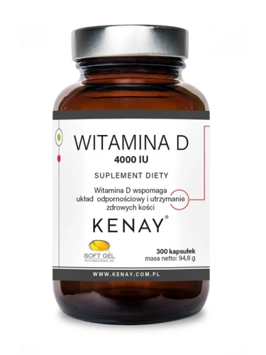 Kenay WITAMINA D3 4000 IU - 300 kaps D-3