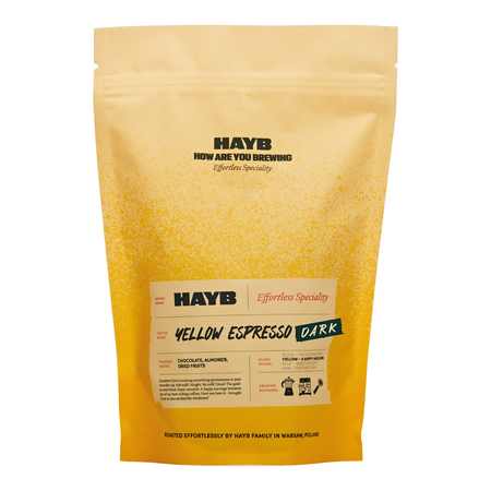 HAYB - kawa ziarnista Yellow Espresso DARK Blend Natural, Washed 250g