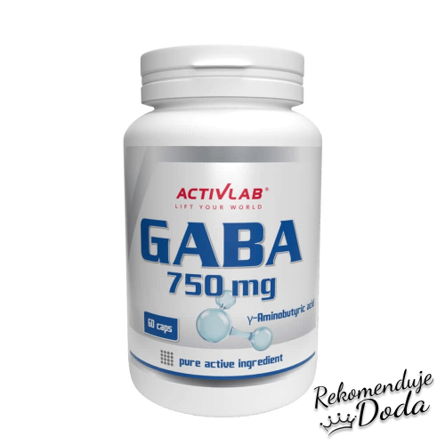 -50% Activlab GABA 750 mg (1) kwas gamma aminomasłowy wyprzedaz- ważność do 15.07.2026