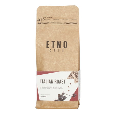 Etno Cafe - Italian Roast  Etiopia Brazylia Kolumbia 1kg