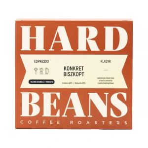 Hard Beans - kawa ziarnista KONKRET BISZKOPT Espresso 1kg