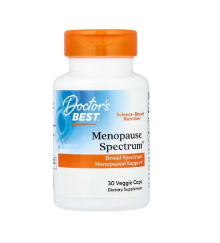 Doctor's Best Menopause Spectrum with EstroG-100, 30 Veggie Caps Angelica Menopauza