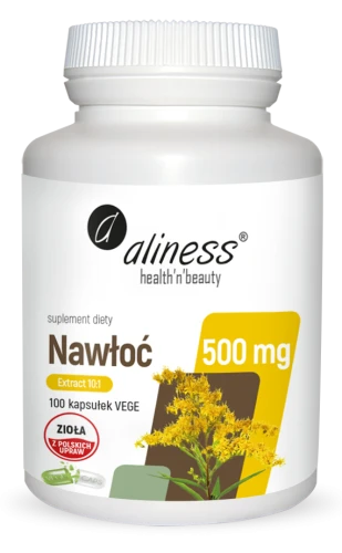 -50% ALINESS Nawłoć  ekstrakt 10:1 500mg (1) wyprzedaż, ważność do 31.07.2026