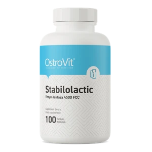 -70% !! OstroVit Stabilolactic 100 tabletek enzym  Laktaza (1)  wyprzedaż, ważność do 31.07.2026