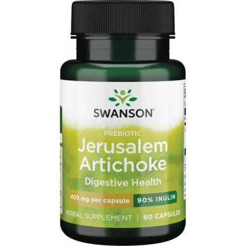 -50% Swanson Słonecznik bulwiasty Jerusalem Topinambur 400mg 60kaps (1)  wyprzedaż, ważność do 31.07.2026
