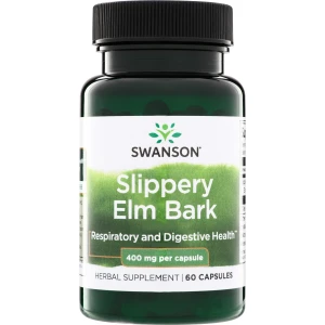  Swanson Slippery Elm Bark 400mg 60kaps Wiąz czerwony Ulmus