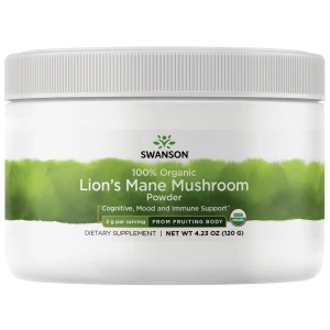  Swanson Lion's Mane Mushroom Powder 120g soplówka