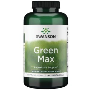  Swanson Green Max 180 vcaps spirulina lucerna chlorella jeżówka
