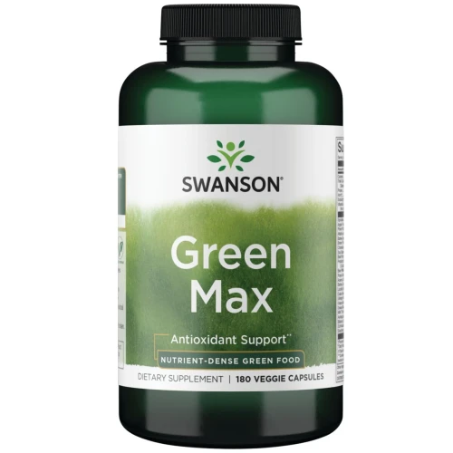  Swanson Green Max 180 vcaps spirulina lucerna chlorella jeżówka