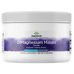  Swanson Albion DiMagnesium Malate Powder 60g Jabłczan magnezu