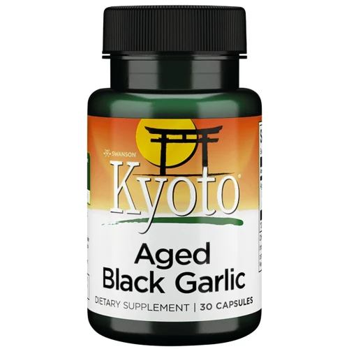  Swanson Aged Black Garlic 30kaps fermentowany czarny czosnek