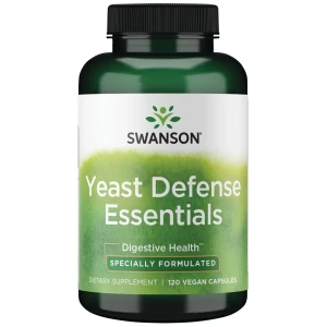  Swanson Yeast Defense Essentials 120 vcaps kwas kaprylowy acidophilus grapefruit